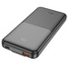 Аккумулятор внешний универсальный Hoco J119 10000 mAh Sharp charger PD22.5W+QC3.0 power bank (USB:5V-3A/ Type-C: 5V-3A) Черный - фото 86987