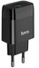 Адаптер питания Hoco C72Q Glorious single port QC3 charger Apple&Android (USB: 5V max 2.4A) Черный - фото 87422