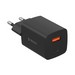 Адаптер питания Deppa USB-A + Type-C Power Delivery/ QC3.0 GAN 45Вт D-11436 (5В/ 3А, 9В/ 2А) Черный - фото 87345