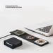 Беспроводное зарядное устройство Deppa 3в1 Crystal Magsafe Fold Travel Qi (D-23153) 20W Черный - фото 87377