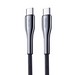 Дата-кабель Deppa Apollo Type-C - Type-C D-72526 60Вт (1.5м) Черный - фото 87278