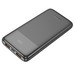Аккумулятор внешний универсальный Hoco J121 10000 mAh power bank 22.5W (2USB:5V-2.0A) Черный - фото 87224