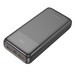 Аккумулятор внешний универсальный Hoco J121A 20000 mAh power bank 22.5W (2USB:5V-2.0A) Черный - фото 87231