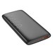 Аккумулятор внешний универсальный Hoco J122 10000 mAh Respect power bank 22.5W (2USB:5V-2.0A) Черный - фото 87236