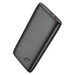 Аккумулятор внешний универсальный Hoco J122 10000 mAh Respect power bank 22.5W (2USB:5V-2.0A) Черный - фото 87239