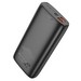Аккумулятор внешний универсальный Hoco J122A 20000 mAh Respect power bank 22.5W (2USB:5V-2.0A) Черный - фото 87245
