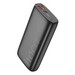 Аккумулятор внешний универсальный Hoco J122A 20000 mAh Respect power bank 22.5W (2USB:5V-2.0A) Черный - фото 87247