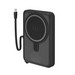 Аккумулятор внешний универсальный Deppa NRG Magesafe QI 15Вт. 10000 mAh power bank D-33659 (5V-3A) Черный - фото 87340
