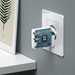 Адаптер питания Deppa USB A + Type-C Power Delivery 3.0А QC 3.0 20Вт D-11398 (5В/ 3А, 9В/ 2А, 12В/ 1.5А) Белый - фото 87394
