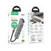 Переходник Hoco HB28 Type-C multifunction adapter PD, USB3.0, USB2.0, HDMI, TF, SD 60W, для MacBook Графитовый - фото 87425