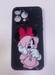Чехол силиконовый JS Minnie для iPhone 15 Pro Max (6.7") Черный - фото 87587