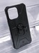 Чехол пластиковый с кольцом для iPhone 14 Pro (6.1") черный - фото 88144