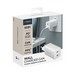 Адаптер питания Deppa 2Type-C Power Delivery/ QC3.0 GAN 65Вт D-11445 (5В/ 3А, 9В/ 3А) Белый - фото 88199