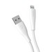 Дата-кабель USB Deppa Fly USB - Lightning D-72530 2.4А (1м) Белый - фото 88202