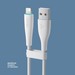 Дата-кабель USB Deppa Fly USB - Lightning D-72530 2.4А (1м) Белый - фото 88204