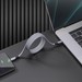 Дата-кабель Deppa Magneto Type-C - Type-C D-72549 100Вт (1.5м) магнитный, нейлон серый - фото 88208