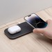 Беспроводное зарядное устройство Deppa Charging Station Dual 2в1 (D-24026) для 2 смартфонов и наушников 40Вт Черный - фото 88234