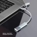 Переходник-адаптер Deppa OTG USB-A/ Type-C + Lightning D-73135 0.15м Серый - фото 88251