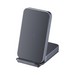 Беспроводное зарядное устройство Deppa Charging Stand 2в1 (D-24027) для Apple iPhone/ Air Pods 20W Черный - фото 88295