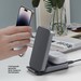 Беспроводное зарядное устройство Deppa Charging Stand 2в1 (D-24027) для Apple iPhone/ Air Pods 20W Черный - фото 88298