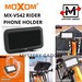 Веломотодержатель Moxom MX-VS42 (для смартфонов и GPS до 7") крепление на руль силикон Черный - фото 88476