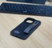 Чехол-накладка тканевая Kajsa с ремешком для iPhone 15 Pro Max (6.7") Черный - фото 88723