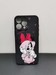 Чехол силиконовый JS Minnie для iPhone 15 Pro Max (6.7") Черный - фото 89525