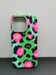 Чехол пластиковый FreeAir magnetic case iPhone 14 Pro (6.1") пятнистый Зеленый - фото 89730