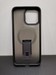 Чехол пластиковый New case magnetic + подставка для iPhone 15 Pro (6.1") черный матовый - фото 89952