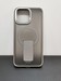 Чехол пластиковый New case magnetic + подставка для iPhone 15 Pro (6.1") титан матовый - фото 89961