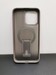 Чехол пластиковый New case magnetic + подставка для iPhone 15 Pro (6.1") титан матовый - фото 89963