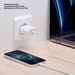 Адаптер питания Deppa Type-C Original Wall Charger 20Вт D-11448 (5В/ 3А, 9В/ 2.22А, 12В/ 1.67А) Белый - фото 90056
