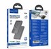 Аккумулятор внешний универсальный Hoco Q26A Joy PD20W Magnetic Fast Charging (10000 mAh) power bank metal Gray - фото 90408