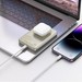 Аккумулятор внешний универсальный Hoco Q26A Joy PD20W Magnetic Fast Charging (10000 mAh) power bank titanium Gold - фото 90413