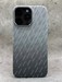 Чехол пластиковый FreeAir magnetic case + bracket iPhone 15 Pro Max (6.7") бело-черный градиент - фото 90469