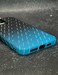 Чехол пластиковый FreeAir magnetic case + bracket iPhone 15 Pro (6.1") черно-голубой градиент - фото 90484