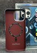 Чехол пластиковый FreeAir magnetic case + bracket iPhone 14 Pro Max (6.7") карбон, синий космос - фото 90498
