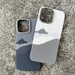 Чехол пластиковый FreeAir magnetic case + bracket iPhone 14 Pro Max (6.7") Светло-серый карбон - фото 90543