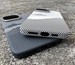 Чехол пластиковый FreeAir magnetic case + bracket iPhone 14 Pro Max (6.7") Светло-серый карбон - фото 90548