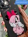 Чехол силиконовый JS Minnie для iPhone 15 Pro (6.1") Черный - фото 90565