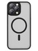 Чехол-накладка Dfans design cover matte smooth+magsafe для Iphone 14 pro max (6.7") Black - фото 90791