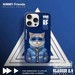 Чехол силиконовый Nimmy Friends Cool сute 2.0/ Tall Rich and Handsome для iPhone 15 Pro Max (6.7") Синий - фото 90836
