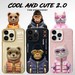 Чехол силиконовый Nimmy Friends Cool сute 2.0/ Tall Rich and Handsome для iPhone 15 Pro Max (6.7") Синий - фото 90838