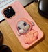 Чехол силиконовый Nimmy Friends Fashion Pet/ Rabbit для iPhone 15 Pro Max (6.7") Розовый (Magsafe в ассортменте) - фото 90852