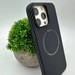Чехол-накладка карбоновая PM Berlia magnetic для iPhone 13 Pro Max (6.7") Черный - фото 90988