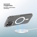 Чехол-накладка Deppa Gel Origin MagSafe D-84239 для iPhone 16 Pro Max (6.9") Прозрачный - фото 91420