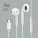 Наушники проводные Deppa Stereo Air Type-C (44215) с микрофоном и кнопкой ответа Белый - фото 91461