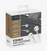 Наушники проводные Deppa Stereo Air lightning (44214) с микрофоном и кнопкой ответа Белый - фото 91466
