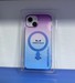 Чехол пластиковый Keephone Gradient Havstal Pro + magnetic ultra slim case для iPhone 13/ 14 (6.1") Purple+blue - фото 91611