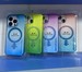 Чехол пластиковый Keephone Gradient Havstal Pro + magnetic ultra slim case для iPhone 13/ 14 (6.1") Purple+blue - фото 91612